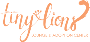 Tiny Lions lounge and adoption Center logo