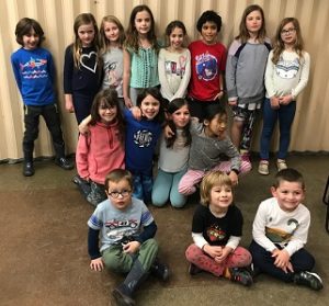 Avery's birthday crew
