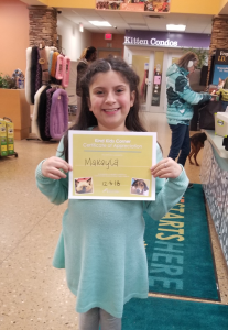 Makayla Gives Back to Animals!