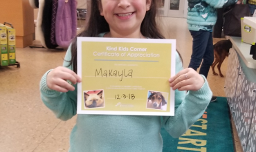 Makayla Gives Back to Animals!