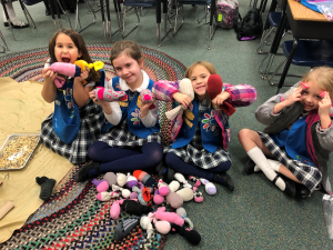 Daisy Troop 40309 Gives Back to Cats!