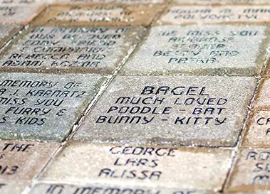 Path of Love brick paver