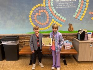 Selling Bookmarks to Benefit the Animals