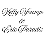 Sponsor logos for website Cursive text: Kelly Younge & Eric Paradis